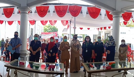 Sosialisasi 4 Pilar, Dewi Aryani Ingatkan Gotong Royong Hadapi Pandemi