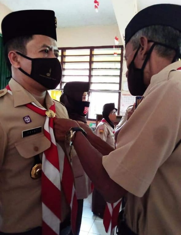 Peringatan HUT Pramuka Ke 59 Tahun: Pembina Pramuka Kwaran Bogor Timur Raih Penghargaan Pancawarsa II