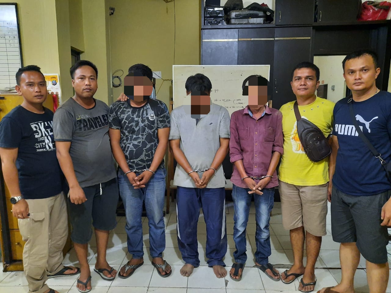 Tiga Bandar Narkoba Diringkus Sat Narkoba dari Tempat yang Berbeda