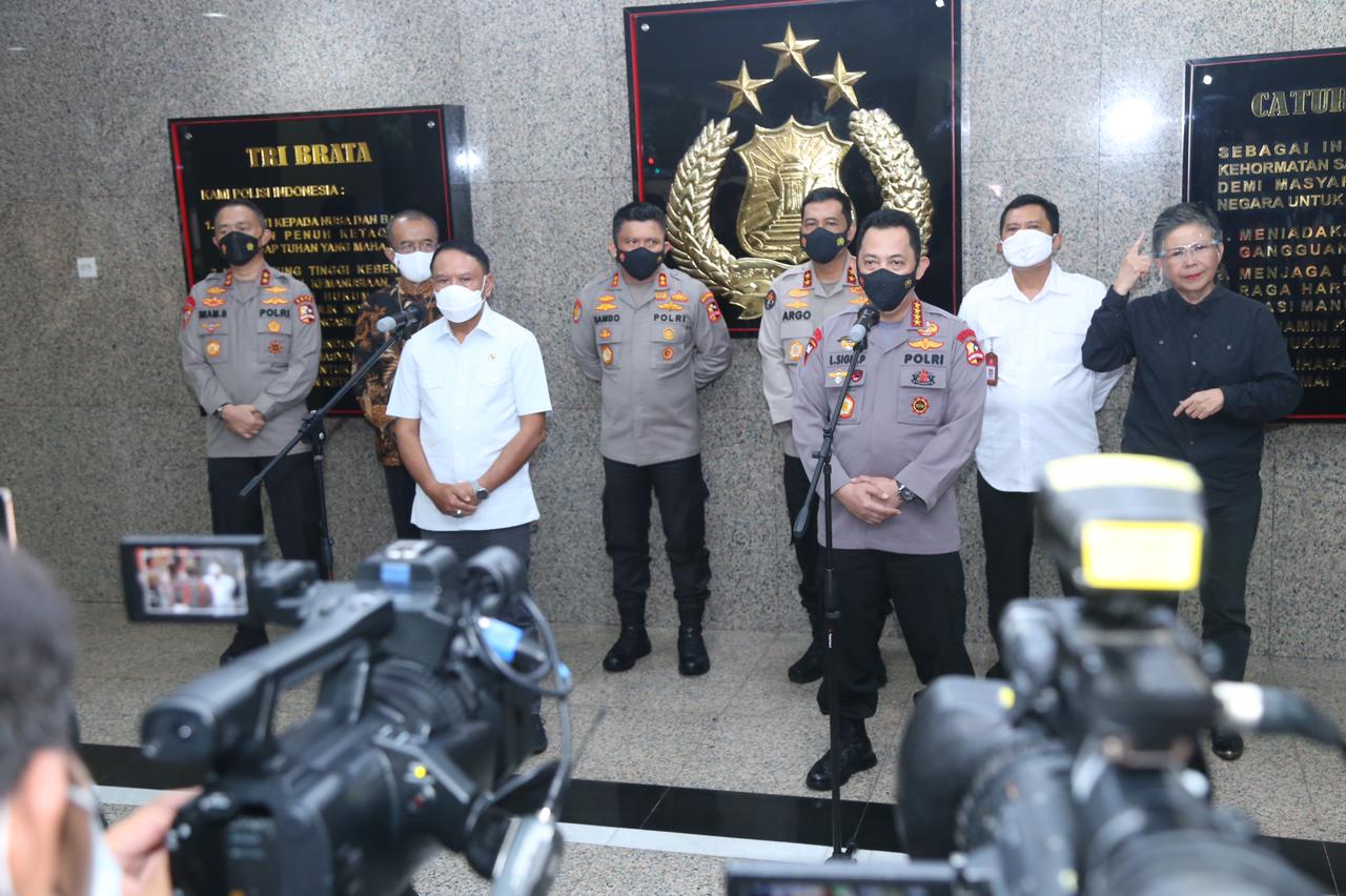 Kompetisi Sepak Bola Diizinkan, Kapolri Ingatkan Komitmen Penegakan Prokes 