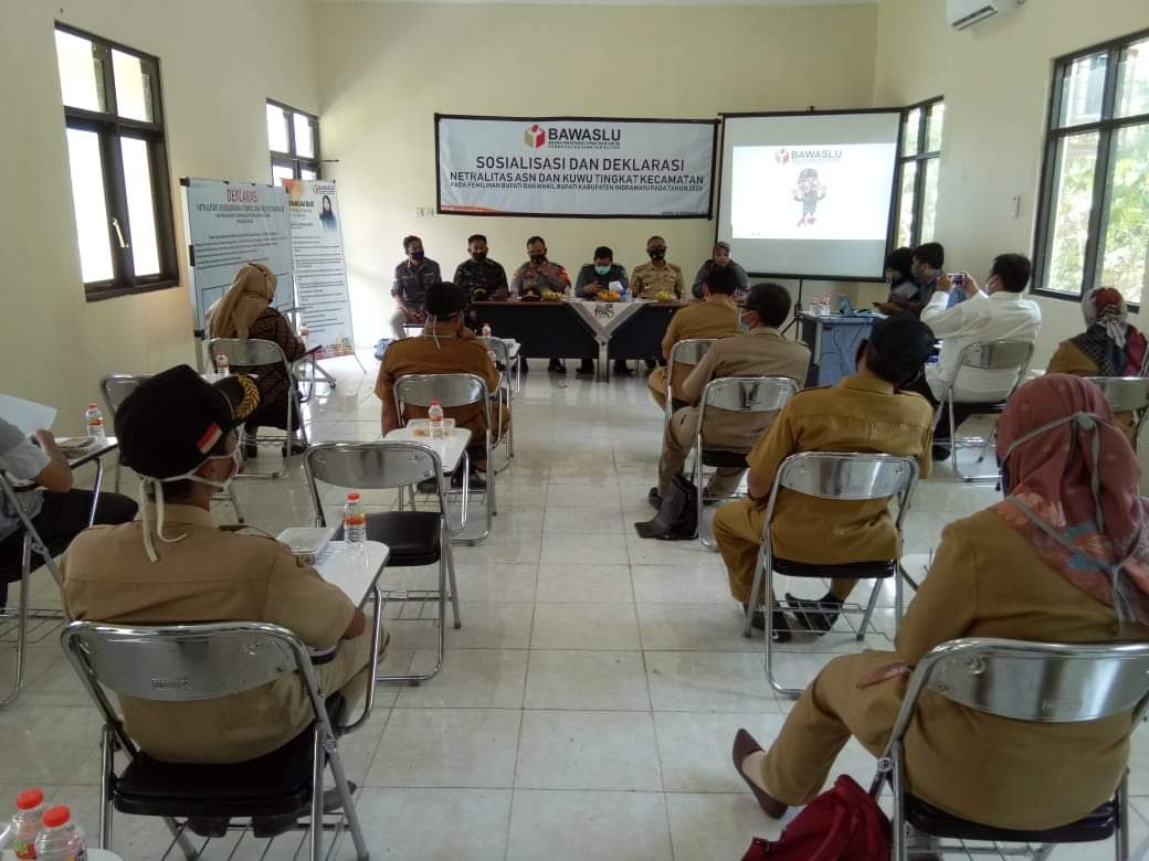 Gelar Deklarasi, Panwascam Sliyeg Ajak ASN Netralitas Pada Pilkada 2020