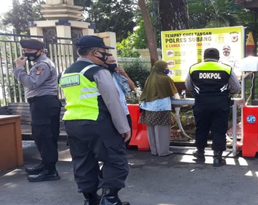 Polres Subang Polda Jabar Terus Berikan Himbauan Patuhi Protokol Kesehatan Dengan Tetap Laksanakan 3M