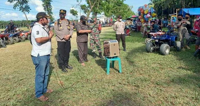 Polsek Kualuh Hulu Bersama Tim Gugus Tugas Covid-19 Giat Pengecekan Obyek Wisata