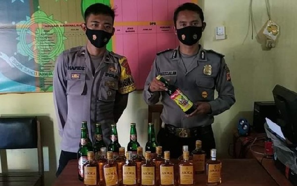 Jaga Harkamtibmas, Jelang Pilkades Serentak Polres Majalengka Polda Jabar Amankan Miras