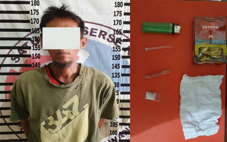 Nyambi Edarkan Narkotika, Seorang Nelayan Ditangkap Satresnarkoba Polres Tulang Bawang