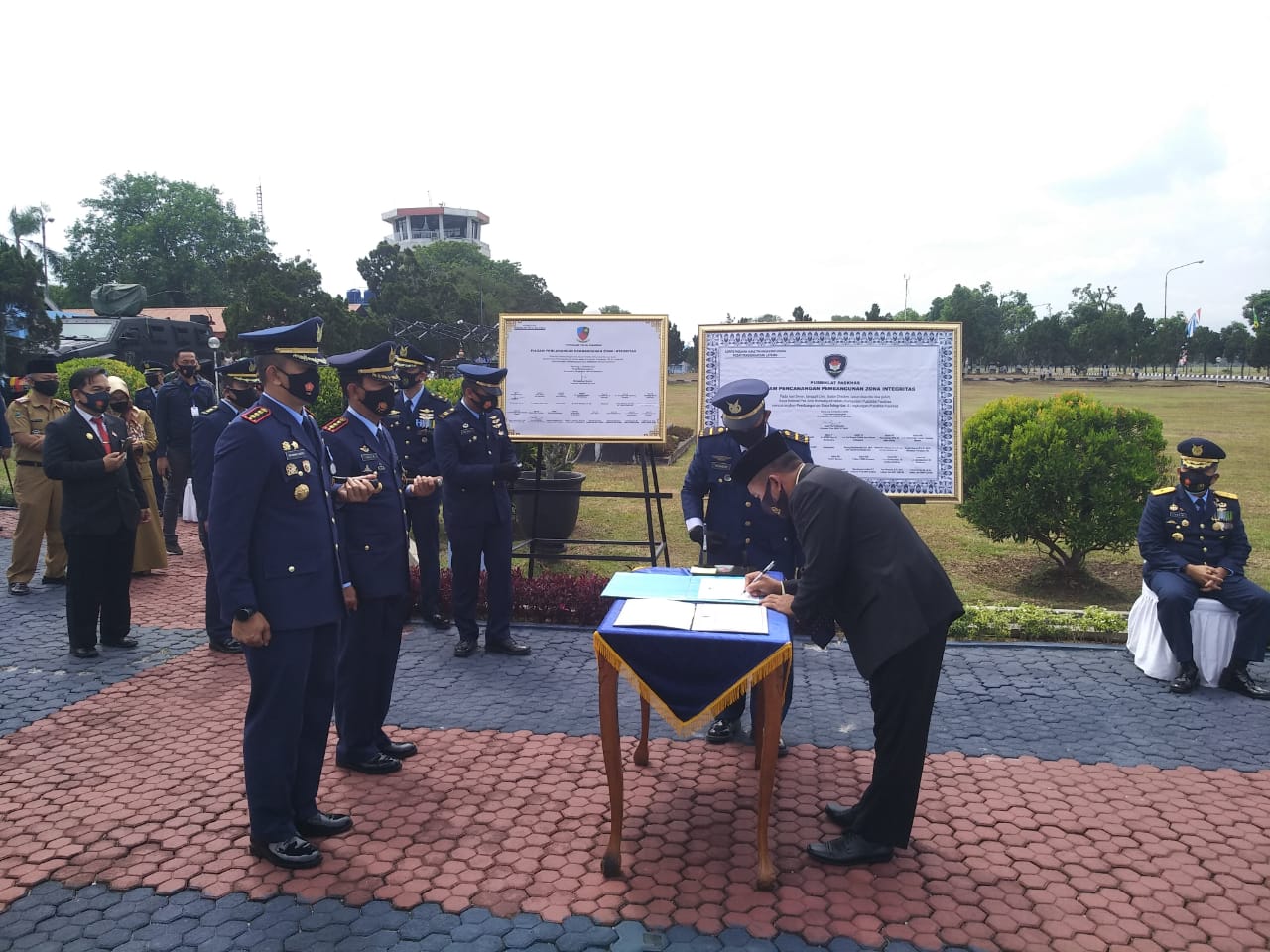 Lanud Sulaiman Gelar Pencanangan Zona Integritas