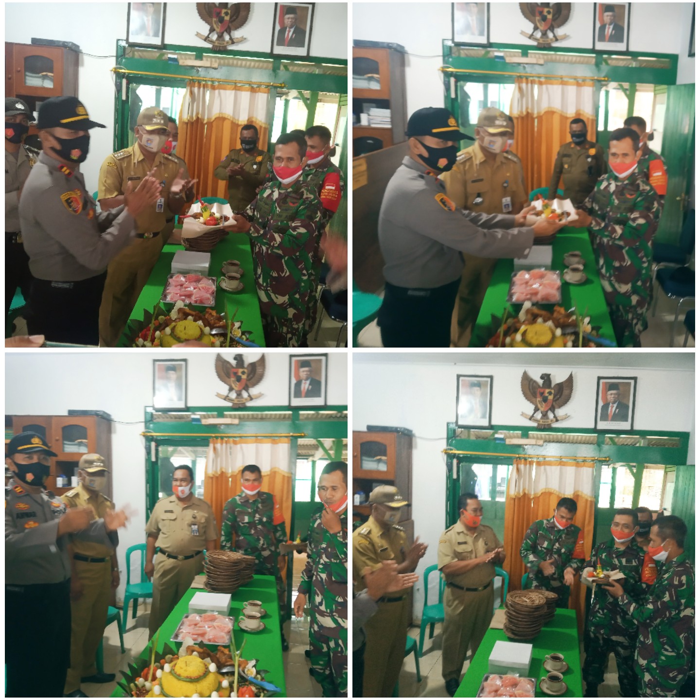Korami/17 Dayeuhluhur Gelar Syukuran HUT TNI KE-75 Sederhana Dan Khusuk. 