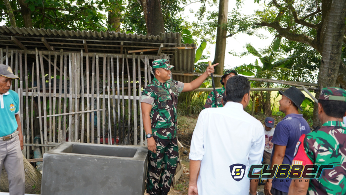 Dandim Cilegon Tinjau Pipanisasi Air Sungai untuk Irigasi 100 Hektare Sawah Warga
