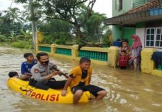 Sungai Citanduy Meluap, Puluhan Rumah Terendam Banjir