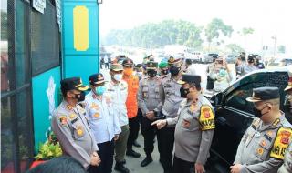 Wakapolda Jabar Cek Pemantauan dan Penyekatan Pada Operasi Ketupat Lodaya 2021