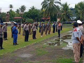 Polsek Pangandaran Laksanakan Operasi Yustisi Masker