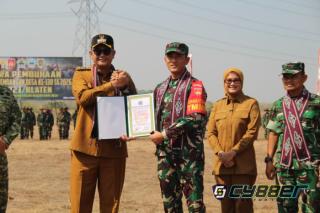Bupati Klaten Serahkan Berita Acara kepada Dandim, TMMD Reguler ke-130 Resmi Berjalan