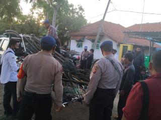 13, Unit Jaring Ondol-Ondol Nelayan Berhasil di Amankan Sat Polair Polres Indramayu