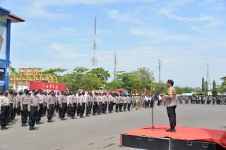 Ini, Pesan Kapolres Indramayu Dalam Apel Gelar Pasukan Ops Mantap Praja Lodaya 2020