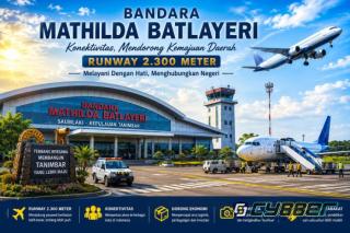 DPRD Maluku Dorong Penguatan Bandara Mathilda Batlayeri, Anos Yeremias: Kunci Konektivitas dan Masa Depan Ekonomi Maluku