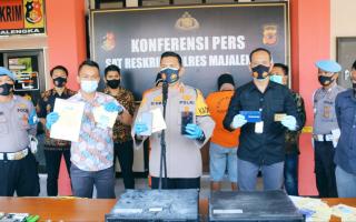 Sat Reskrim Polres Majalengka Polda Jabar Ungkap Judi Togel Online