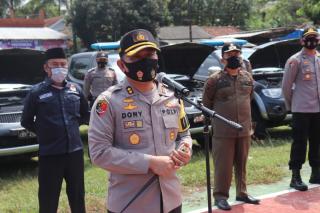 Jelang Pendaftaran Calon Kepala Daerah, Tiga Pilar Kabupaten Pangandaran Gelar Apel Gabungan