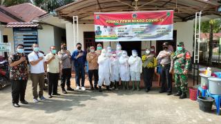 Polsek Kualuh Hulu dan Puskesmas Gelar Rapid Antigen Massal