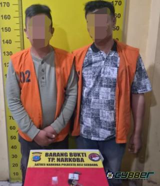 Simpan Shabu di Kantong Celana, 2 Warga Sergai Ditangkap Sat Narkoba Polresta Deli Serdang