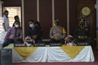 Apel Gelar Pasukan Operasi Ketupat Toba 2021 Polres Labuhan Batu