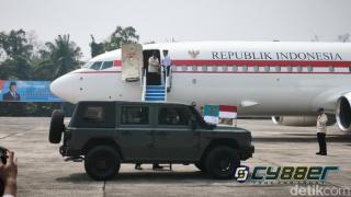 Prabowo Tiba di Pekanbaru, Kabut Asap Karhutla Sambut Kedatangan Presiden