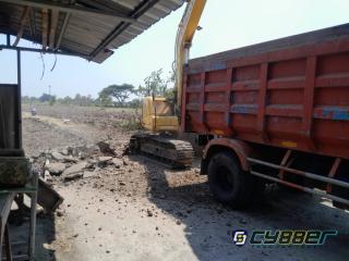 Pemanfaatan Tanah Kas Drono oleh Warga Pengkol Berakhir, Cor Ditertibkan