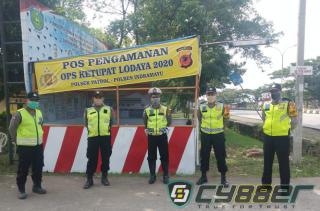 Jajaran Polsek Patrol Gelar Apel Kesiagaan di Pos Pam RS Sentot
