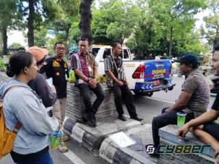 Dishub, Satpol PP, dan Pedagang Lakukan Penataan Tempat Dagang untuk CFD di Jalan Pemuda Klaten