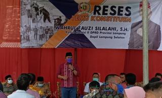Wahrul Fauzi Silalahi Ketua Komisi II DPRD Provinsi Lampung, Serap Aspirasi Warga Banjarsuri