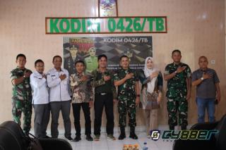 Letkol Syurya Dharma Dandim 0426/TB Sambut Hangat Audiensi KPU Tuba