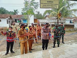 Iptu Wayan Susul Polsek Candipuro Resmikan KTN Desa Batuliman.