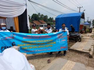 ERCI Salurkan Bantuan pada Korban Banjir Bandang Cicurug