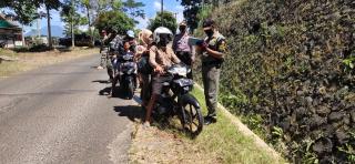 Tak Kenal Lelah Lagi..!! Polsek Pamulihan Menggelar Ops Yustisi