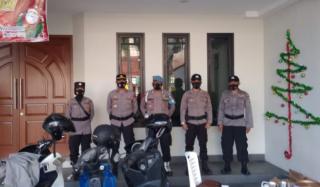 Polres Sumedang Laksanakan Giat Pengamanan Gereja Khatolik Santa Maria