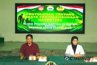 Kodim 0723/Klaten Gelar Penyuluhan Bahaya Narkotika, Perkuat Komitmen Personel Cegah Penyalahgunaan Narkoba