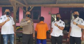 Diduga Curi Kotak Amal milik Masjid, Pedagang Sayuran Keliling Diamankan Polsek Pulau Panggung