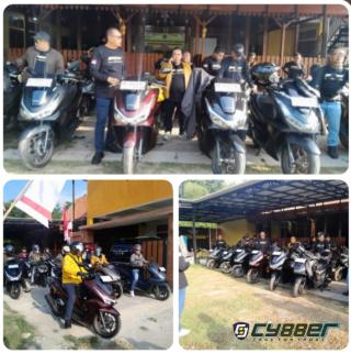 Anton Lami Suhadi Ajak Komunitas NMAX-PCX Ziarah ke Astana Giribangun, Teladani Soeharto