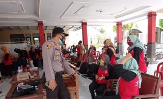 Kapolsek Kertajati Polres Majalengka Polda Jabar Apresiasi Warga Disiplin Terapkan 3M