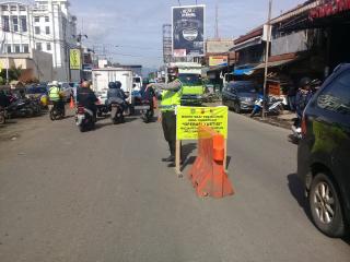 Polsek Banjaran Polresta Bandung Gelar Ops Yustisi di Hari ke 3 PPKM