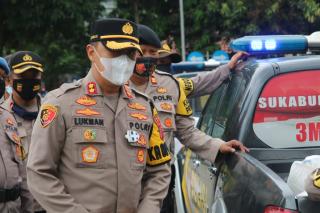 Kapolres Sukabumi Salurkan 11 Ton Beras Bansos Polri
