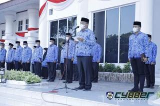 Wakil Bupati Asahan Sebagai Pembina Upacara Hari Kesadaran Nasional