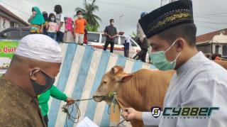 Polres Ciamis Potong 12 Ekor Hewan Qurban pada Idul Adha 1442 H