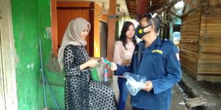 Relawan PPKM Mikro Karang Taruna Berkurban