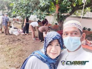 Sekjen Gibas Purwakarta Qurban 2 Ekor Sapi untuk Dibagikan pada Masyarakat