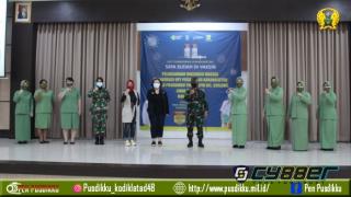 Dukung Vaksinasi, Danpusdikku Kodiklat Ajak Warga Jaga Imunitas Tubuh