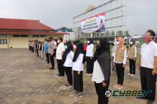 Gelar Vaksinasi Keliling Polres Lamsel Ikutkan 125 Personil