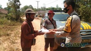 Jumat Barokah Rutinitas Polsek Keluang Lawan Covid-19