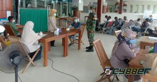 Babinpotdirga Lanud Rsn Pantau Vaksinasi di Bandara