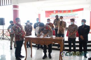 Kapolres Lamsel : Kerja Sama Element Masyarakat Dapat Memutus Rantai Penyebaran Covid-19