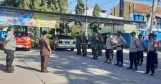 Kecamatan Bayongbong Garut Gelar Apel Gabungan Pengamanan Pelantikan Kepala Desa